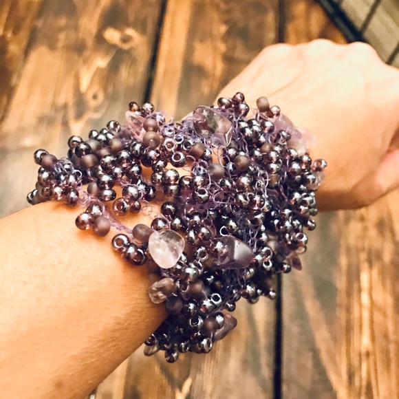 BoHo Convertible Handmade Beaded Necklace/Bracelet - Picture 3 of 8